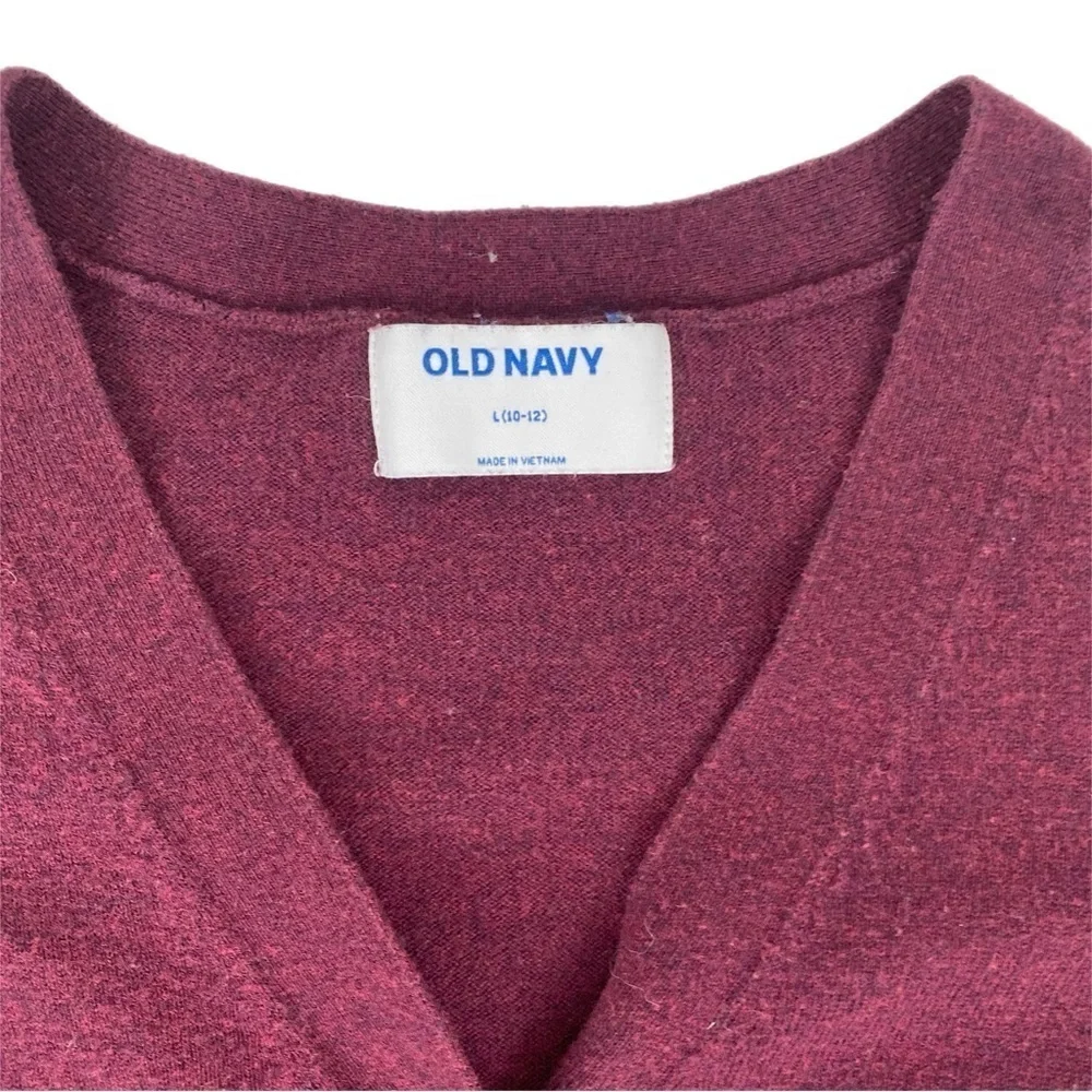 Old‎ Navy Girls’ V-Neck Cardigan Sweater Size Large (10/12)